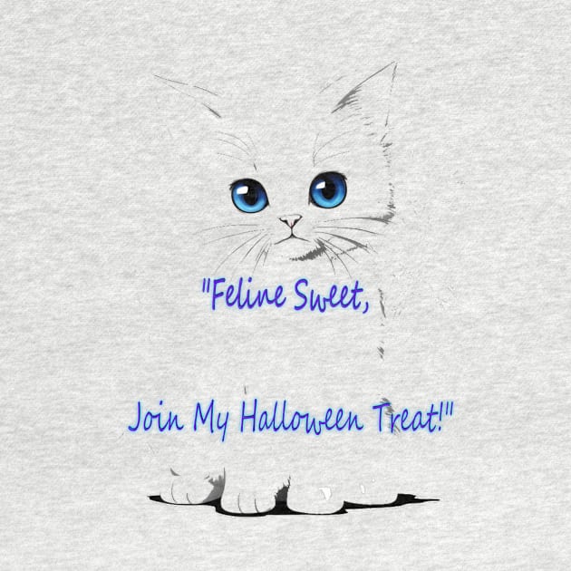 "Feline Sweet, Join My Halloween Treat!" by HTA DESIGNS